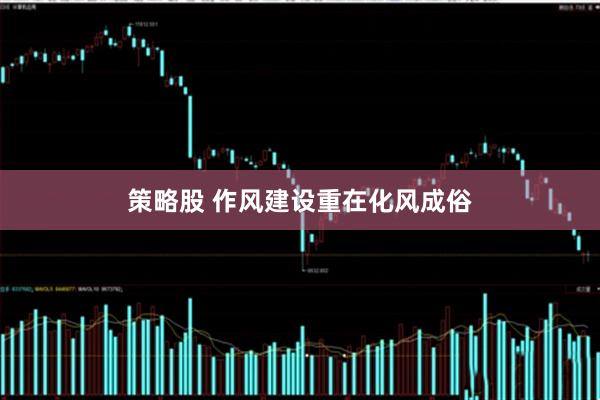 策略股 作风建设重在化风成俗